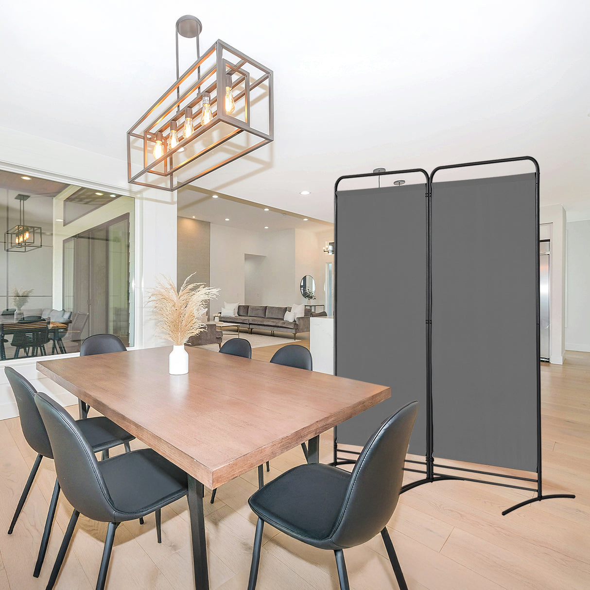 Angel Living Paravent 2 Teilig Klappbar Raumteiler für Büros, Balkon,Schlafzimmer,Außengarten, 162cm x 180cm