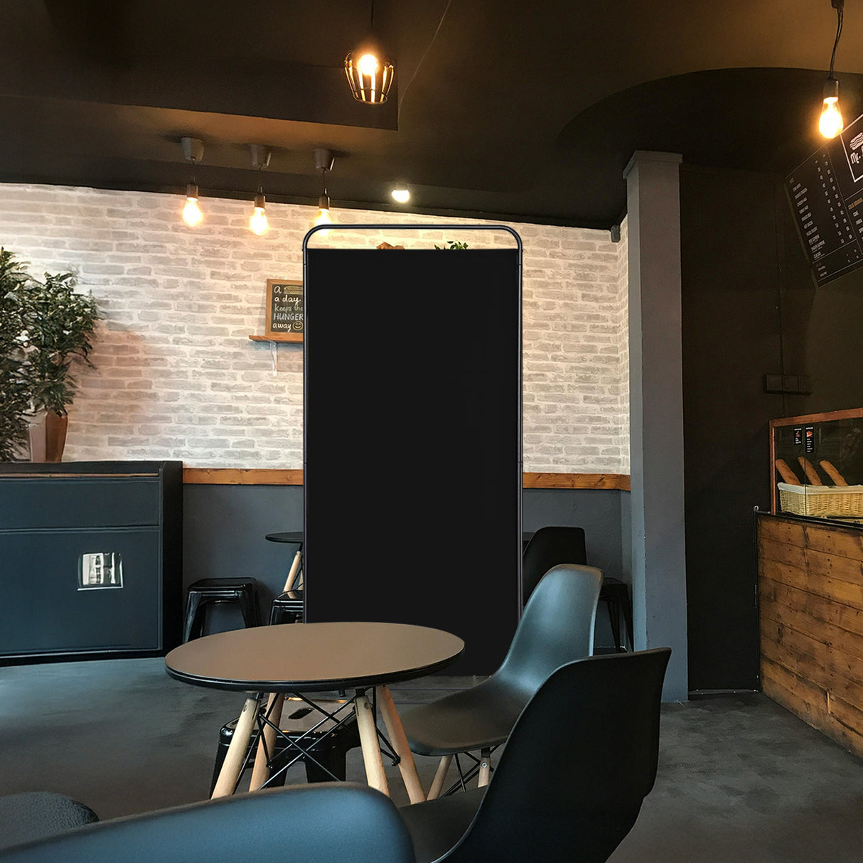 Angel Living 1-teiliger faltbarer Raum-Teiler, freistehender Privatsphäre-Schirm für Büros, Balkon, Schlafzimmer, Garten im Freien, 81cm x 180cm