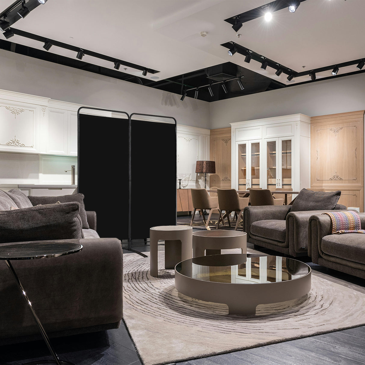 Angel Living Paravent 2 Teilig Klappbar Raumteiler für Büros, Balkon,Schlafzimmer,Außengarten, 162cm x 180cm