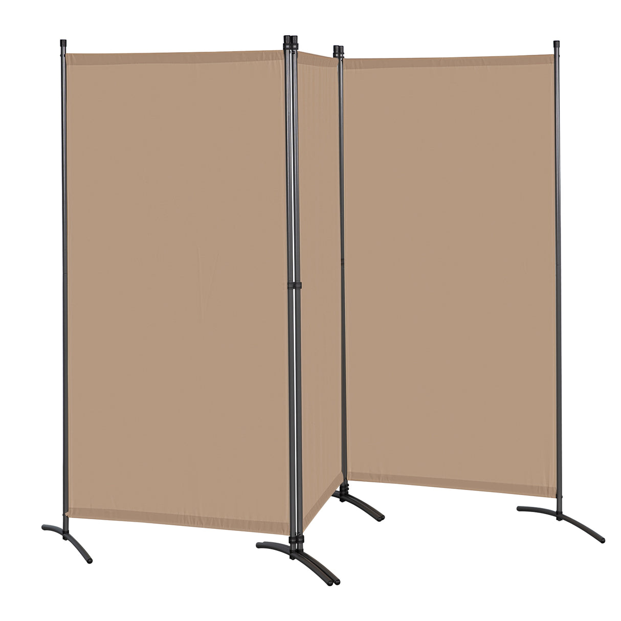 Paravent Raumteiler Outdoor Sichtschutz 243 x 169 cm, 3 Paneele