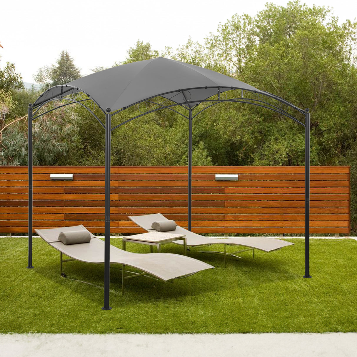 Angel living Gartenpavillon 2.5x2.5M, Wasserabweisend und UV-bestandig Pavillon, Ideal fur Freizeit und Partys