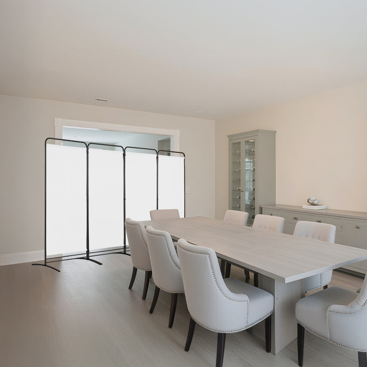 Angel Living Paravent 4 Teilig Klappbar Raumteiler für Büros, Balkon,Schlafzimmer,Außengarten, 324cm x 180cm