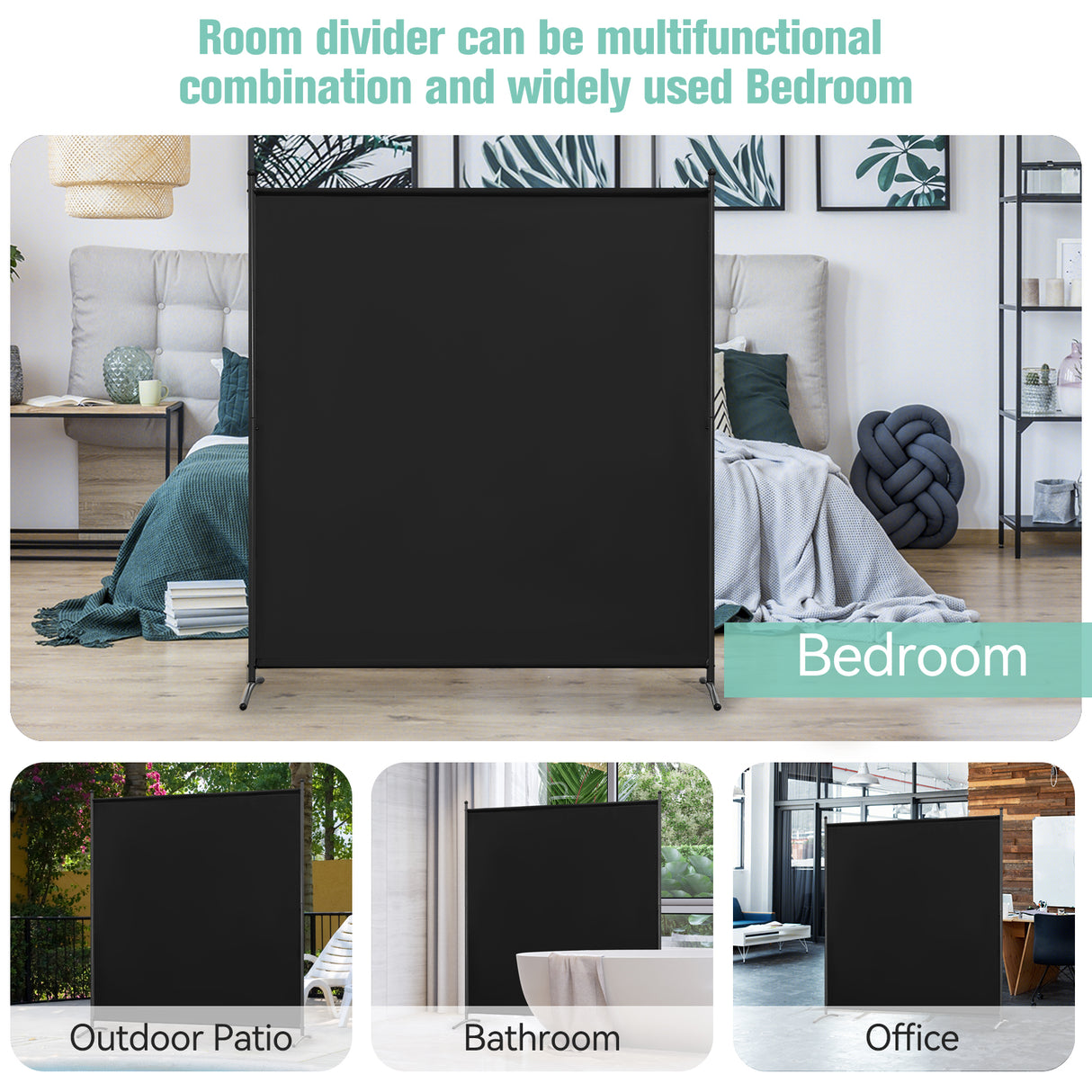 Raumteiler Garten Outdoor Sichtschutz für Terrasse Privatsphäre 1 Paneele