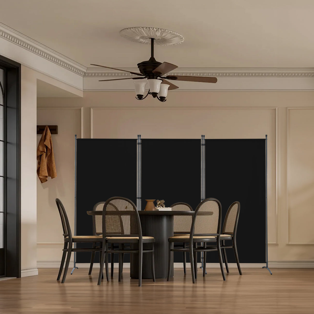 Paravent Raumteiler Outdoor Sichtschutz 243 x 169 cm, 3 Paneele