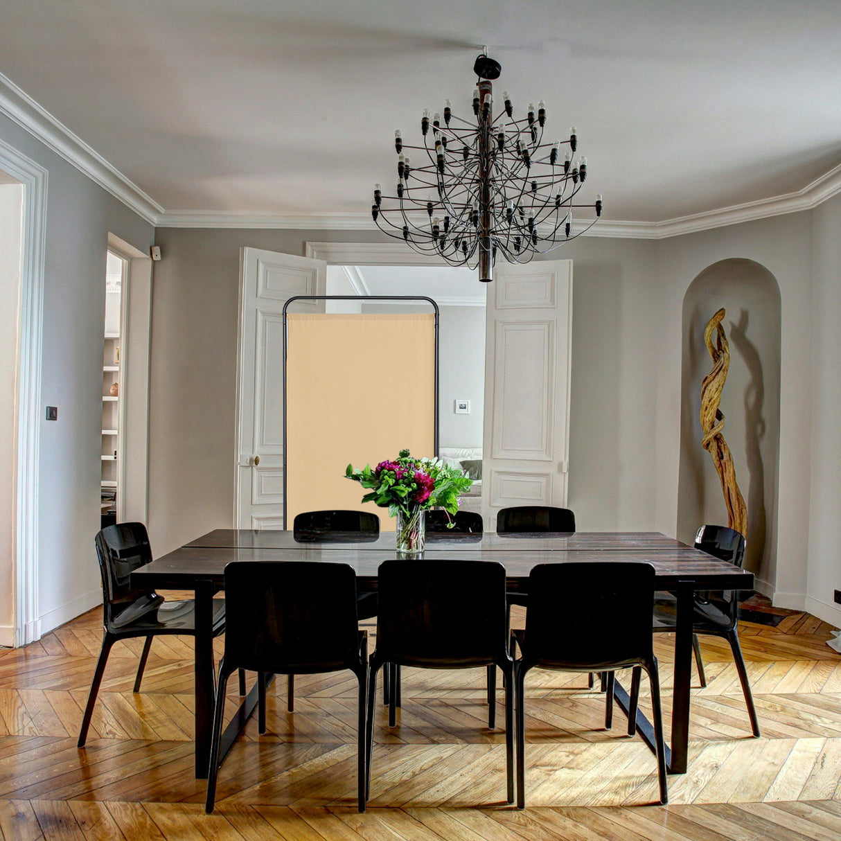 Angel Living 1-teiliger faltbarer Raum-Teiler, freistehender Privatsphäre-Schirm für Büros, Balkon, Schlafzimmer, Garten im Freien, 81cm x 180cm