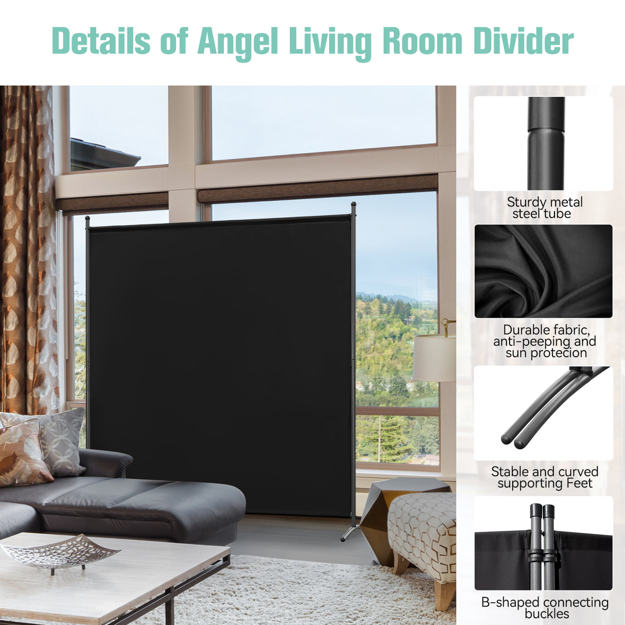 Raumteiler Garten Outdoor Sichtschutz für Terrasse Privatsphäre 1 Paneele