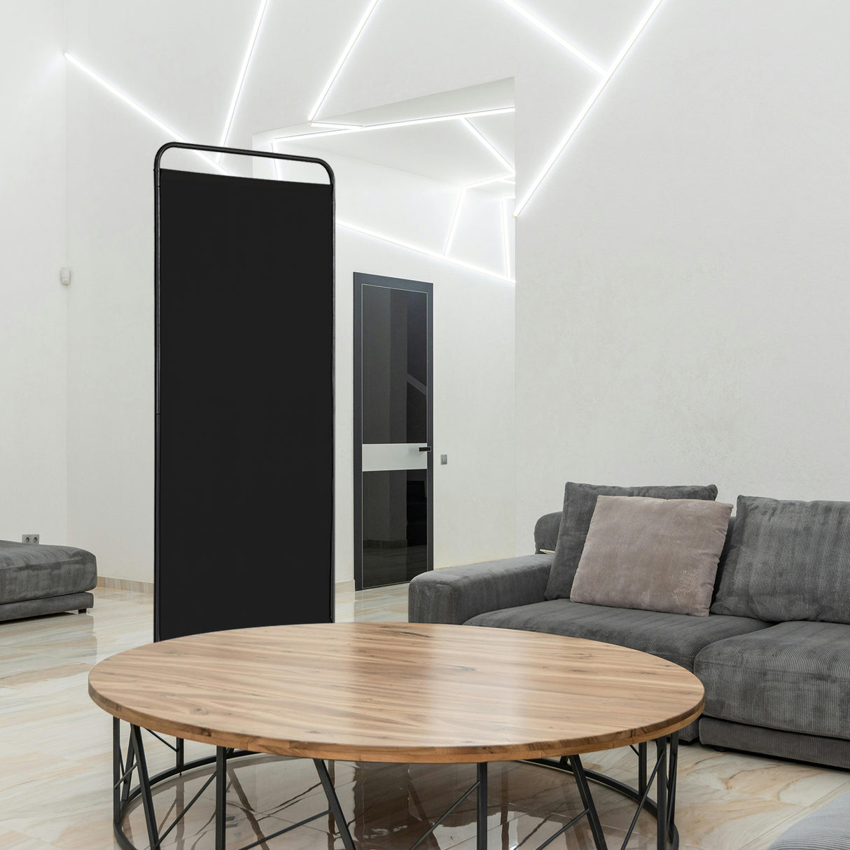 Angel Living 1-teiliger faltbarer Raum-Teiler, freistehender Privatsphäre-Schirm für Büros, Balkon, Schlafzimmer, Garten im Freien, 81cm x 180cm