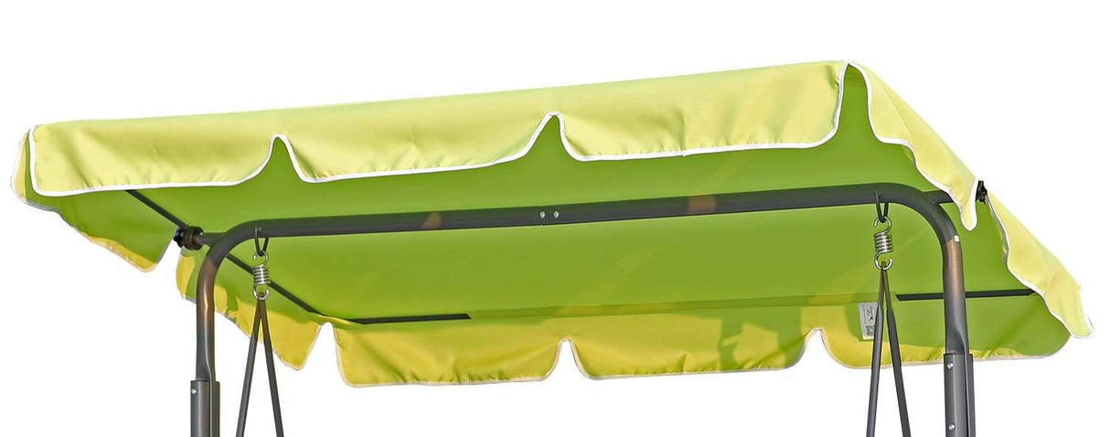 Angel Living 3 Sitz Swing Vordach Apfelgrün