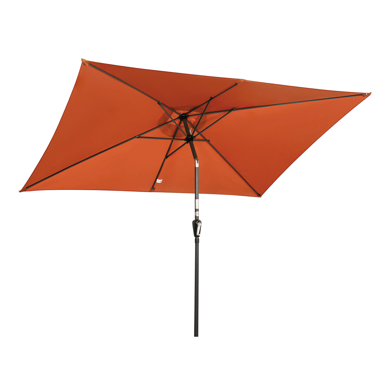 300x200cm Sonnenschirm Rechteck Sonneschirm aus aus Aluminium, Stahl und Polyester