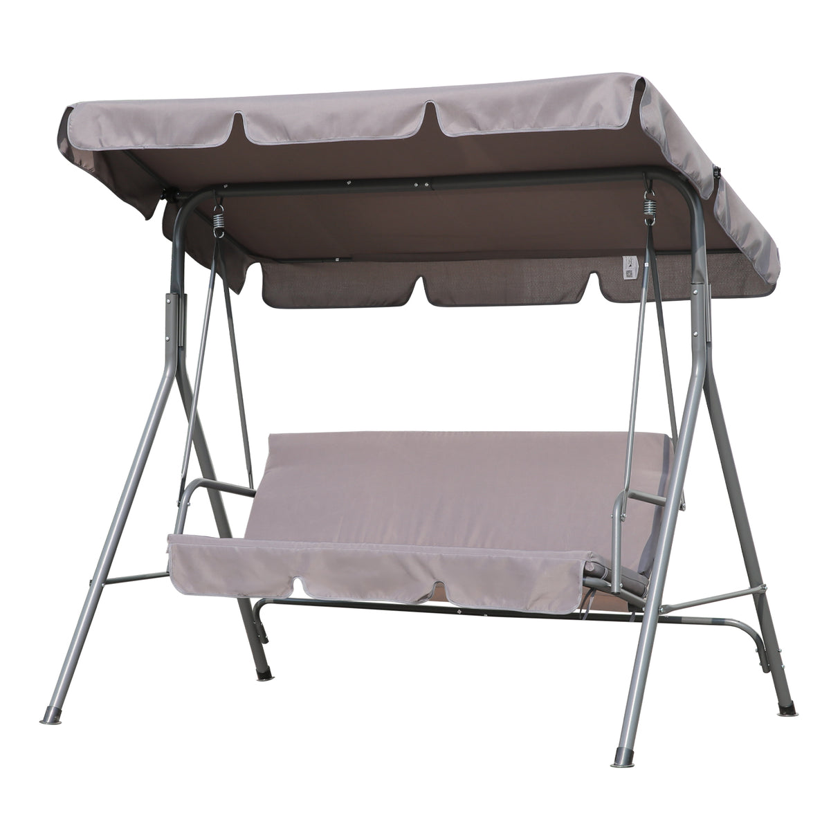 Hollywoodschaukel Gartenschaukel 3 Sitzer mit Sonnenschutz 173x110x151cm