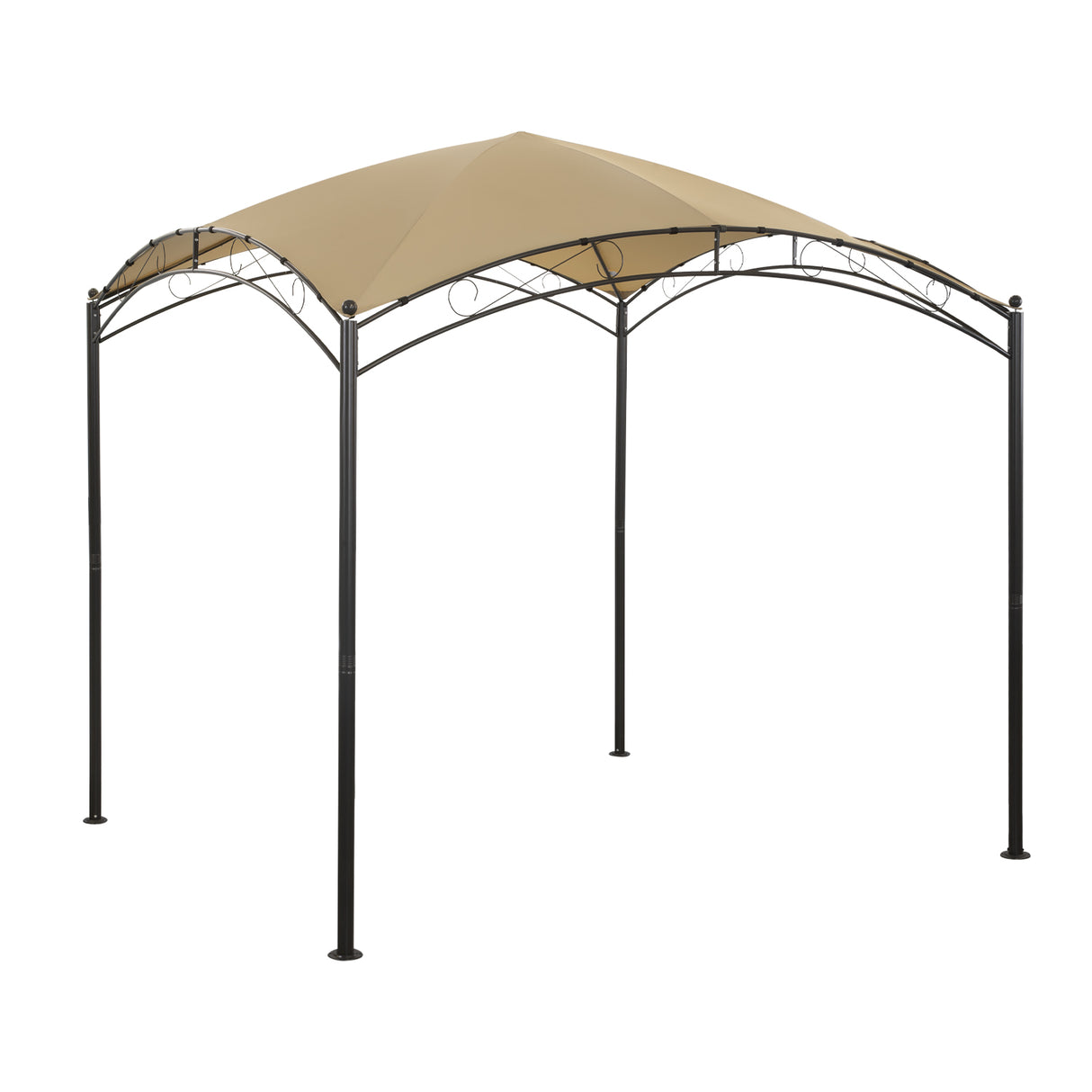 Angel living Gartenpavillon 2.5x2.5M, Wasserabweisend und UV-bestandig Pavillon, Ideal fur Freizeit und Partys