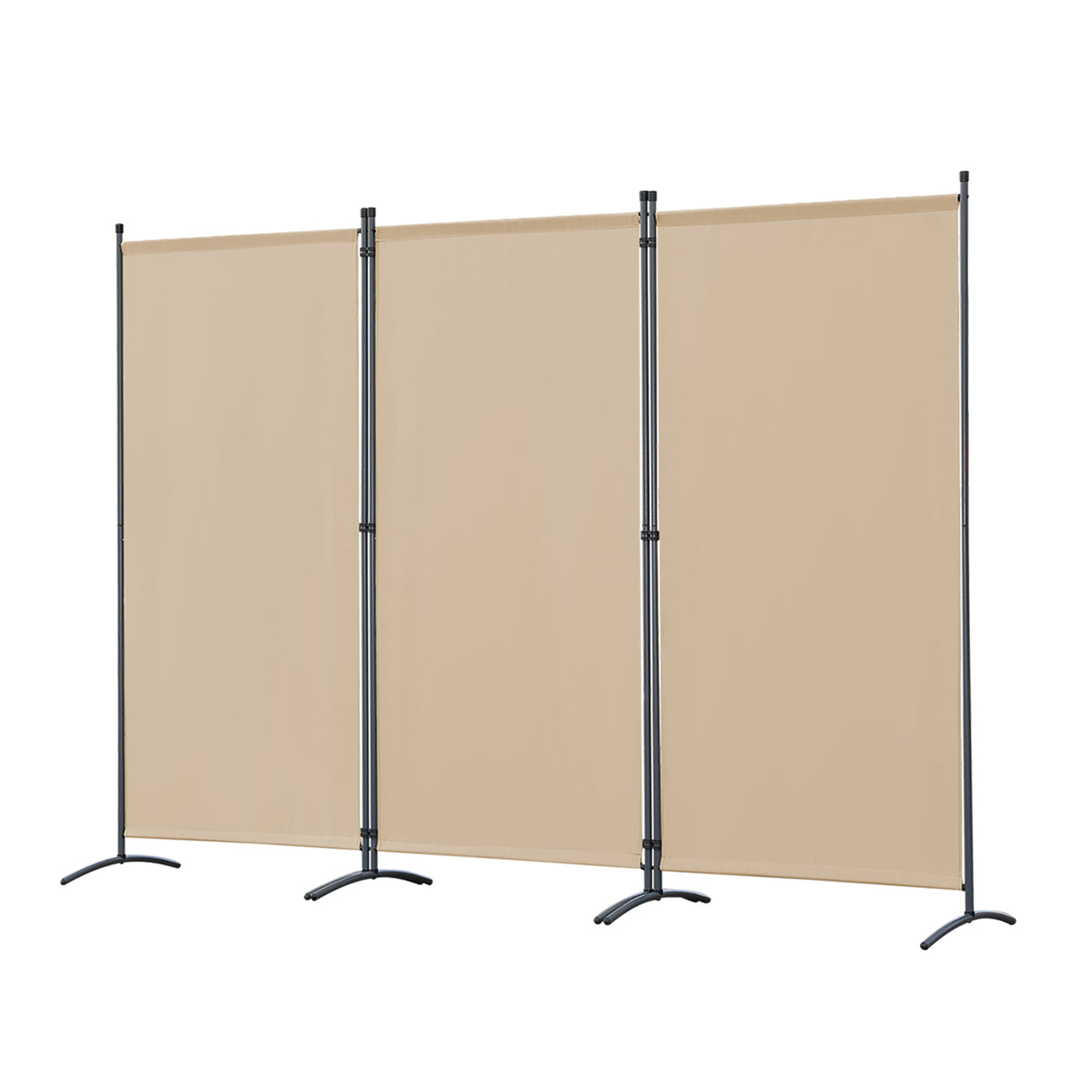 Paravent Raumteiler Outdoor Sichtschutz 243 x 169 cm, 3 Paneele