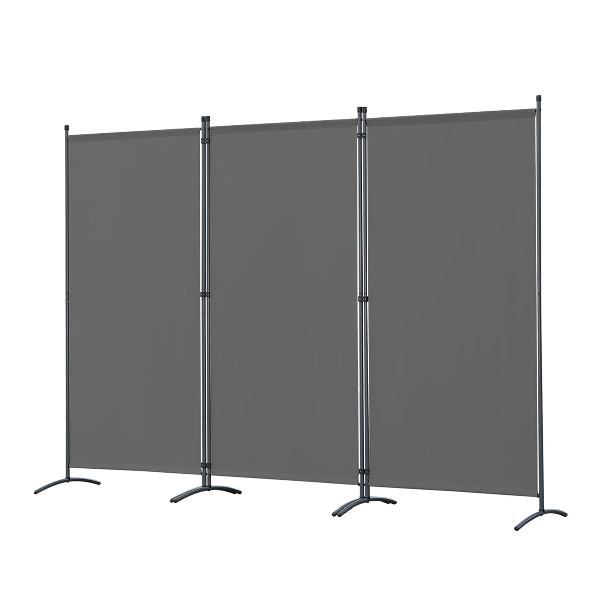 Paravent Raumteiler Outdoor Sichtschutz 243 x 169 cm, 3 Paneele