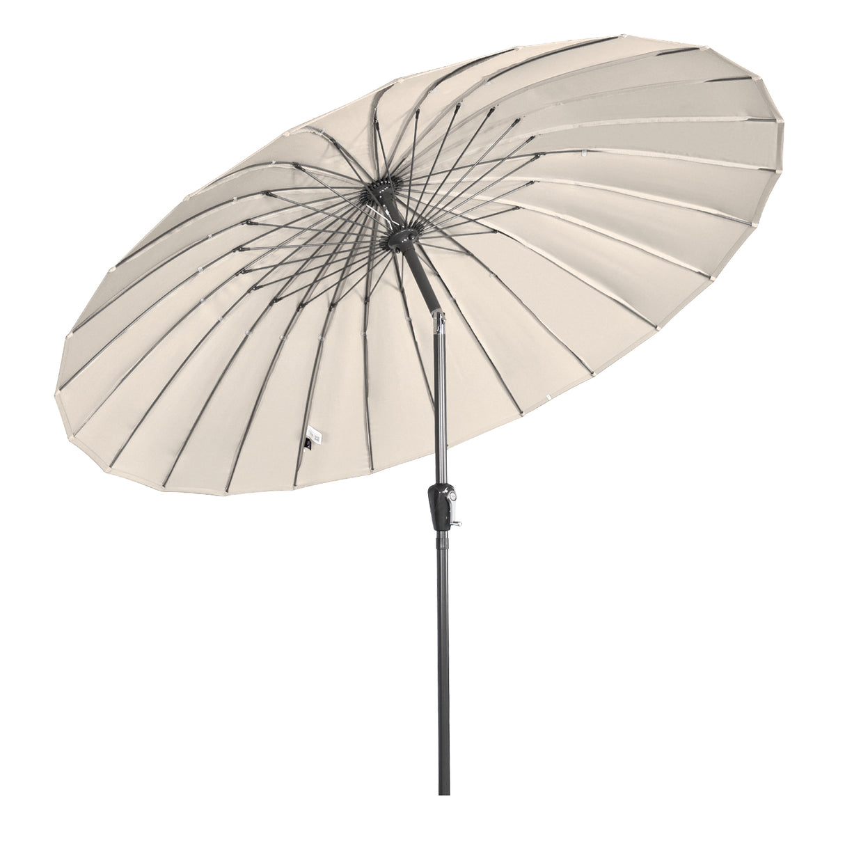 Angel Living Sonnenschirm Fiberglas 250cm mit Neigbar,UV 50+ Kurbelschirm Balkonschirm Marktschirm für Garten & Balkon