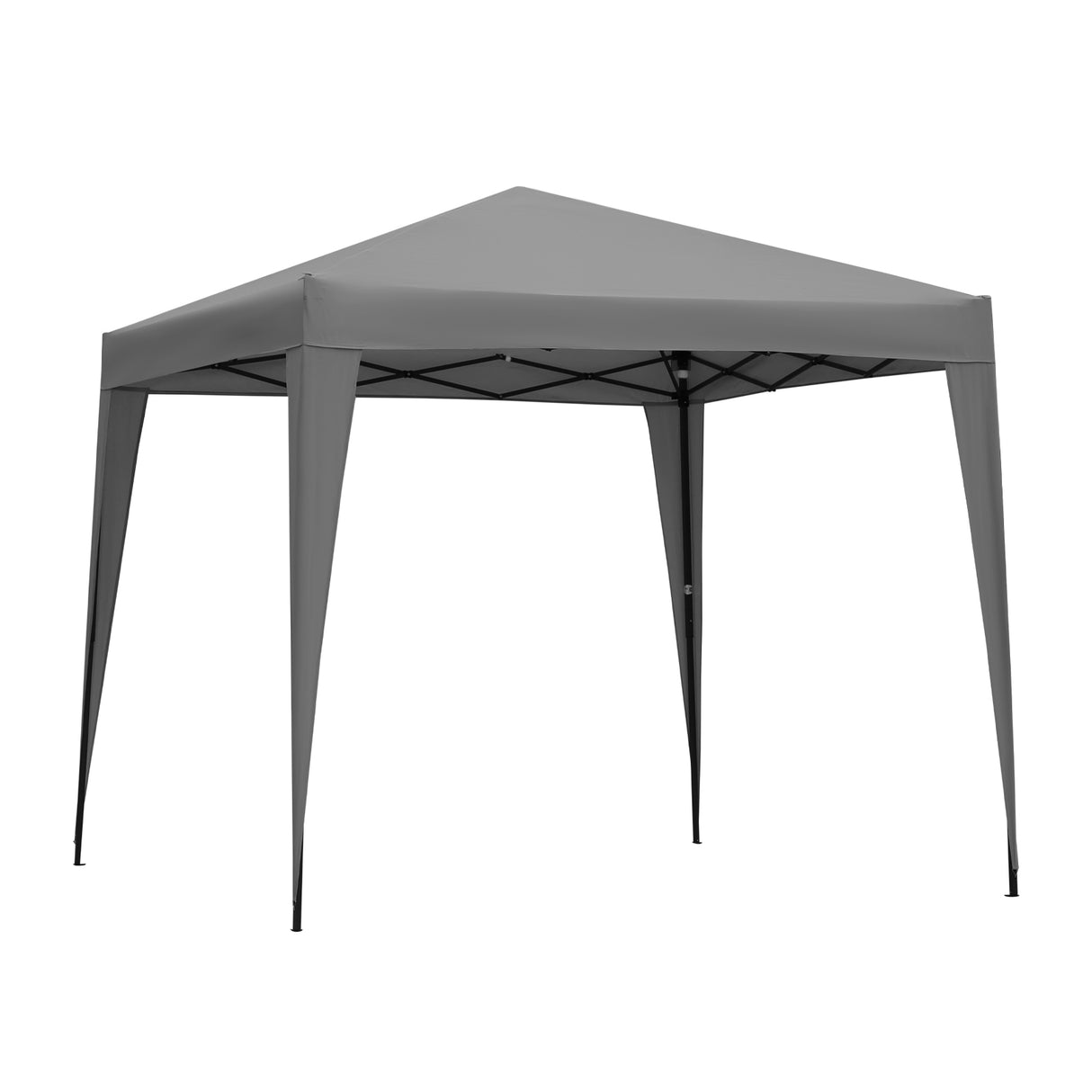 2.5x2.5M Pavilion Faltbar Terassen Dach Wasserabweisend ausStahl und Polyester