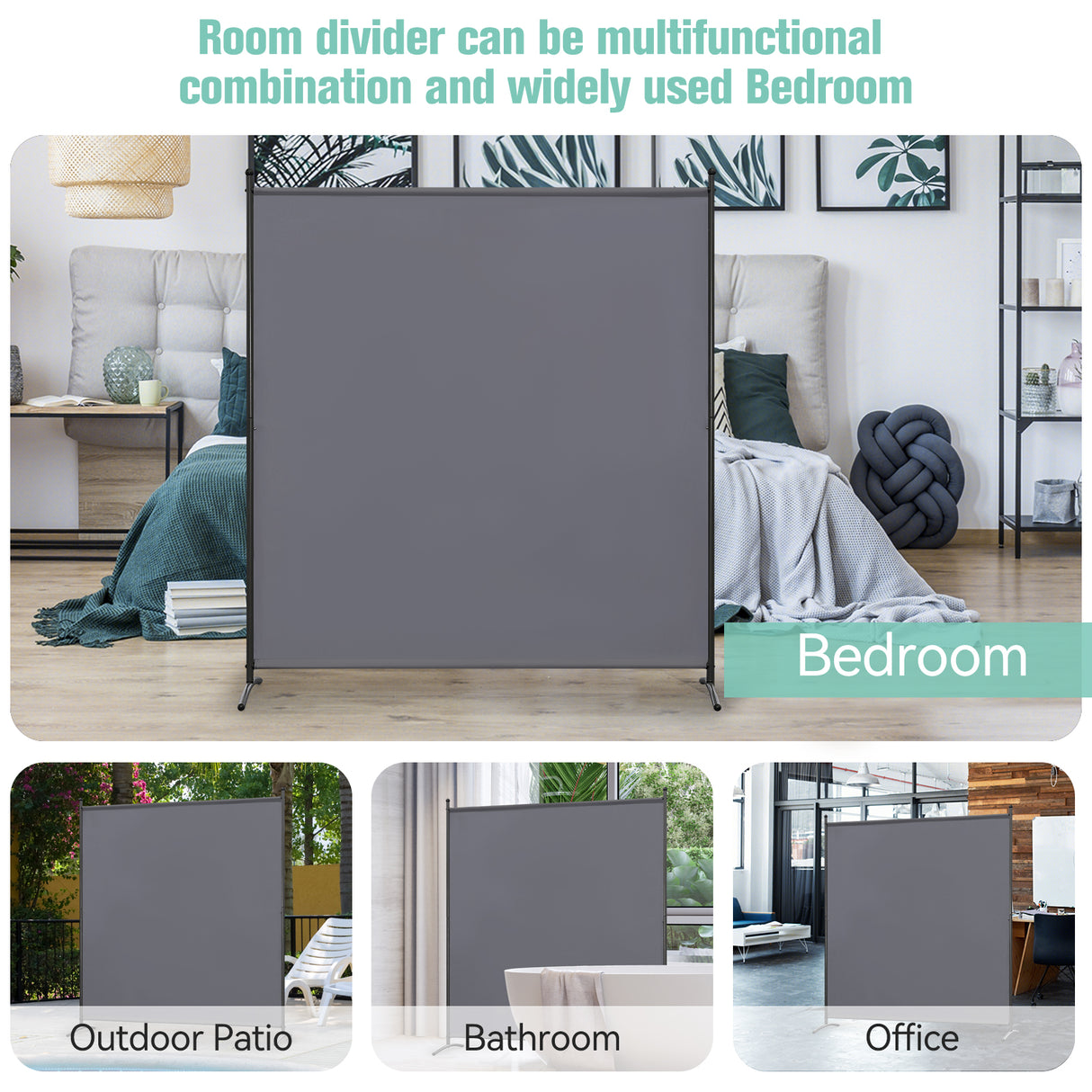 Raumteiler Garten Outdoor Sichtschutz für Terrasse Privatsphäre 1 Paneele