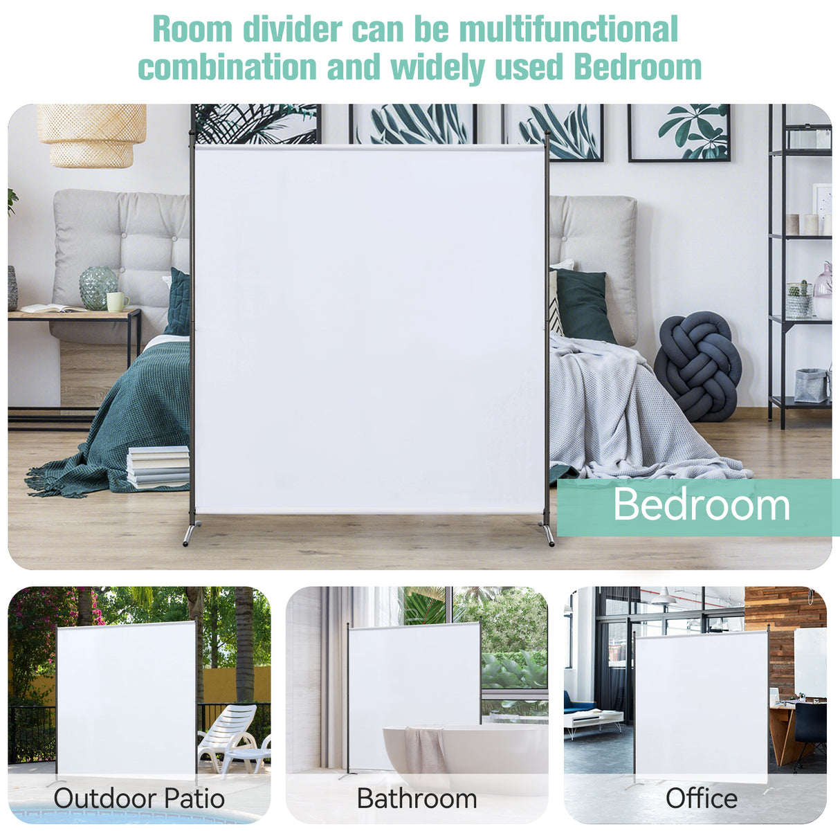 Raumteiler Garten Outdoor Sichtschutz für Terrasse Privatsphäre 1 Paneele