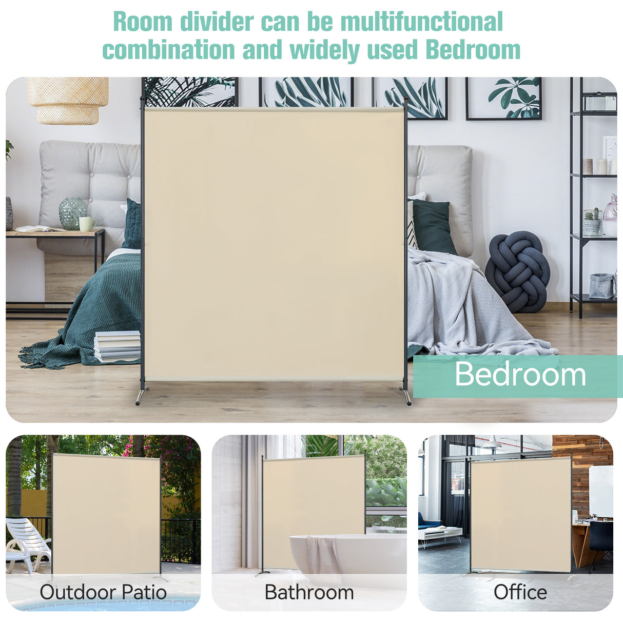 Raumteiler Garten Outdoor Sichtschutz für Terrasse Privatsphäre 1 Paneele