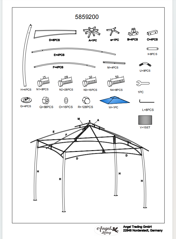 Angel Living Repuesto para la Pergola 5859200