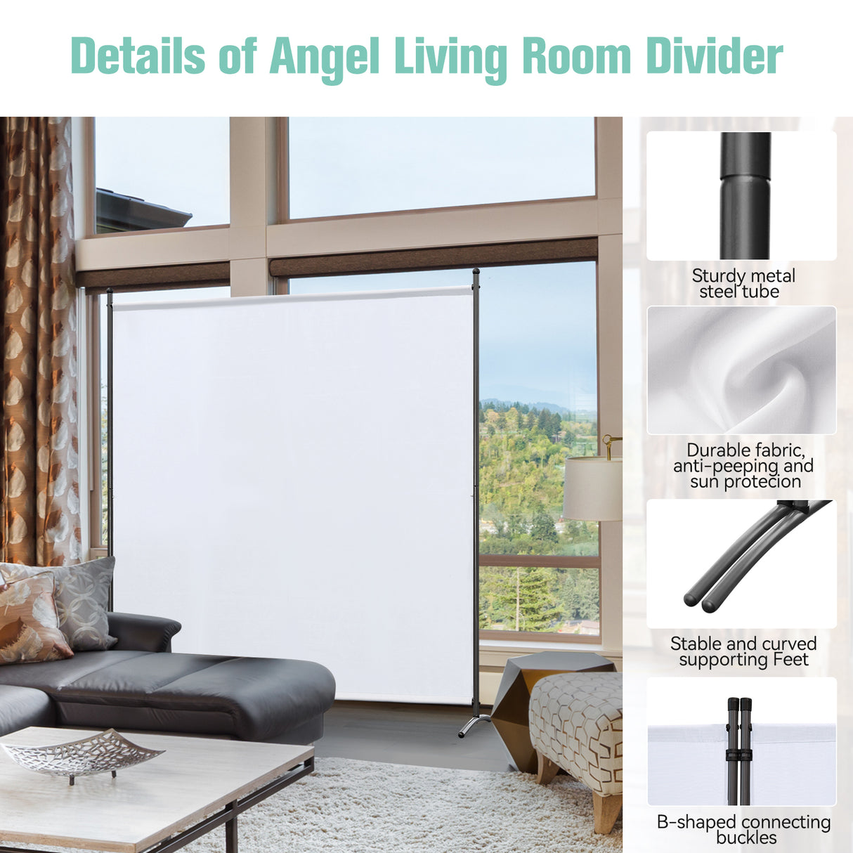 Raumteiler Garten Outdoor Sichtschutz für Terrasse Privatsphäre 1 Paneele