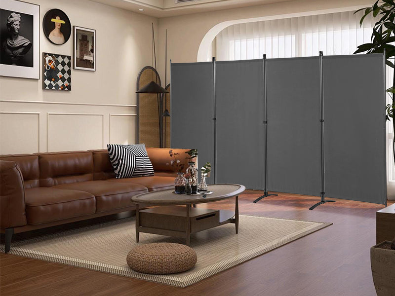 Paravent 4tlg 324X169CM Sichtschutz Balkonbespannung Balkonsichtschutz Paravent Raumteiler Trennwand