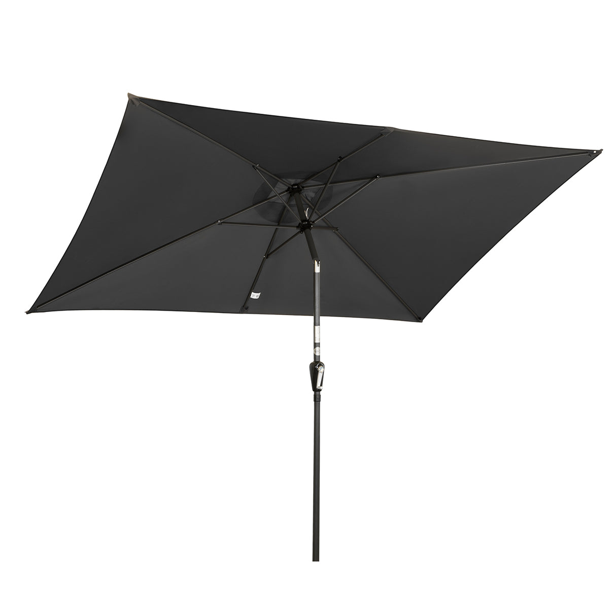 300x200cm Sonnenschirm Rechteck Sonneschirm aus aus Aluminium, Stahl und Polyester