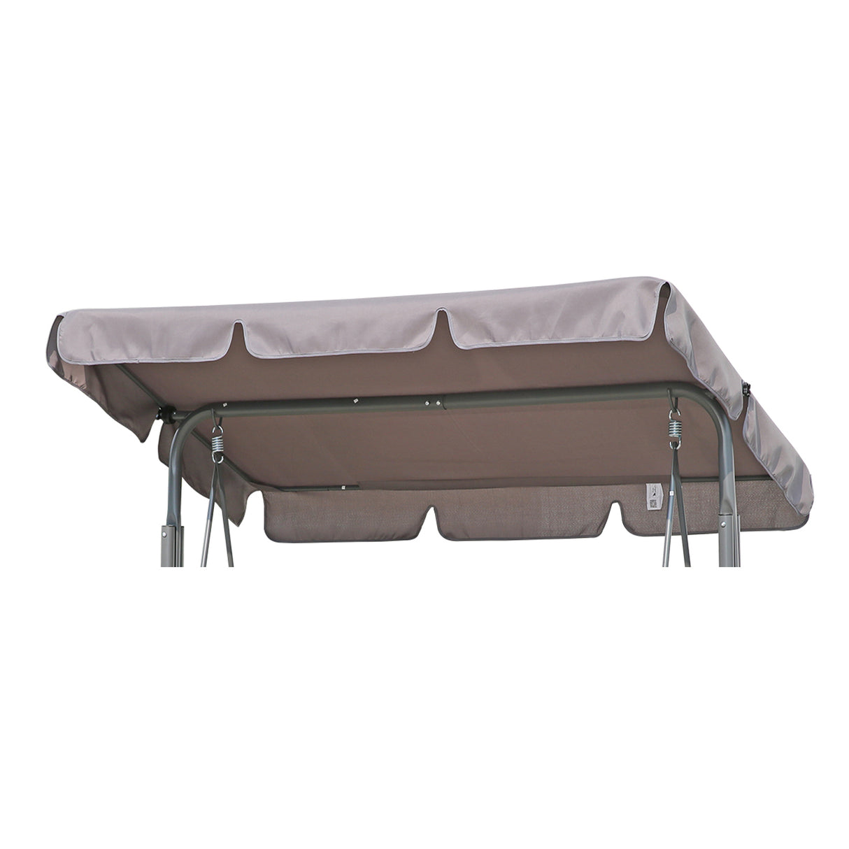 Angel Living Replacement Roof for Swing Chair 169x110cm Grey