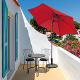 Sonnenschirm Ø300 cm Gartenschirm Sonnenschutz aus Aluminium und Polyester