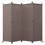 Angel Living Paravant 4pcsper écran, écran pliant Espace diviseur protection oculaire en acier et polyester