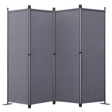 Angel Living Paravant 4pcsper écran, écran pliant Espace diviseur protection oculaire en acier et polyester