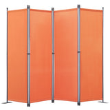 Angel Living Paravant 4pcsper écran, écran pliant Espace diviseur protection oculaire en acier et polyester