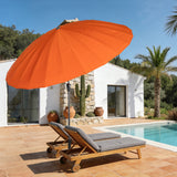 Angel Living Sonnenschirm Fiberglas 250cm mit Neigbar,UV 50+ Kurbelschirm Balkonschirm Marktschirm für Garten & Balkon