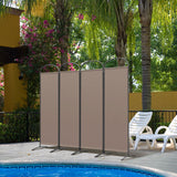 Angel Living Paravent 4tlg 225X185CM Bogenparavent Sichtschutz Raumteiler