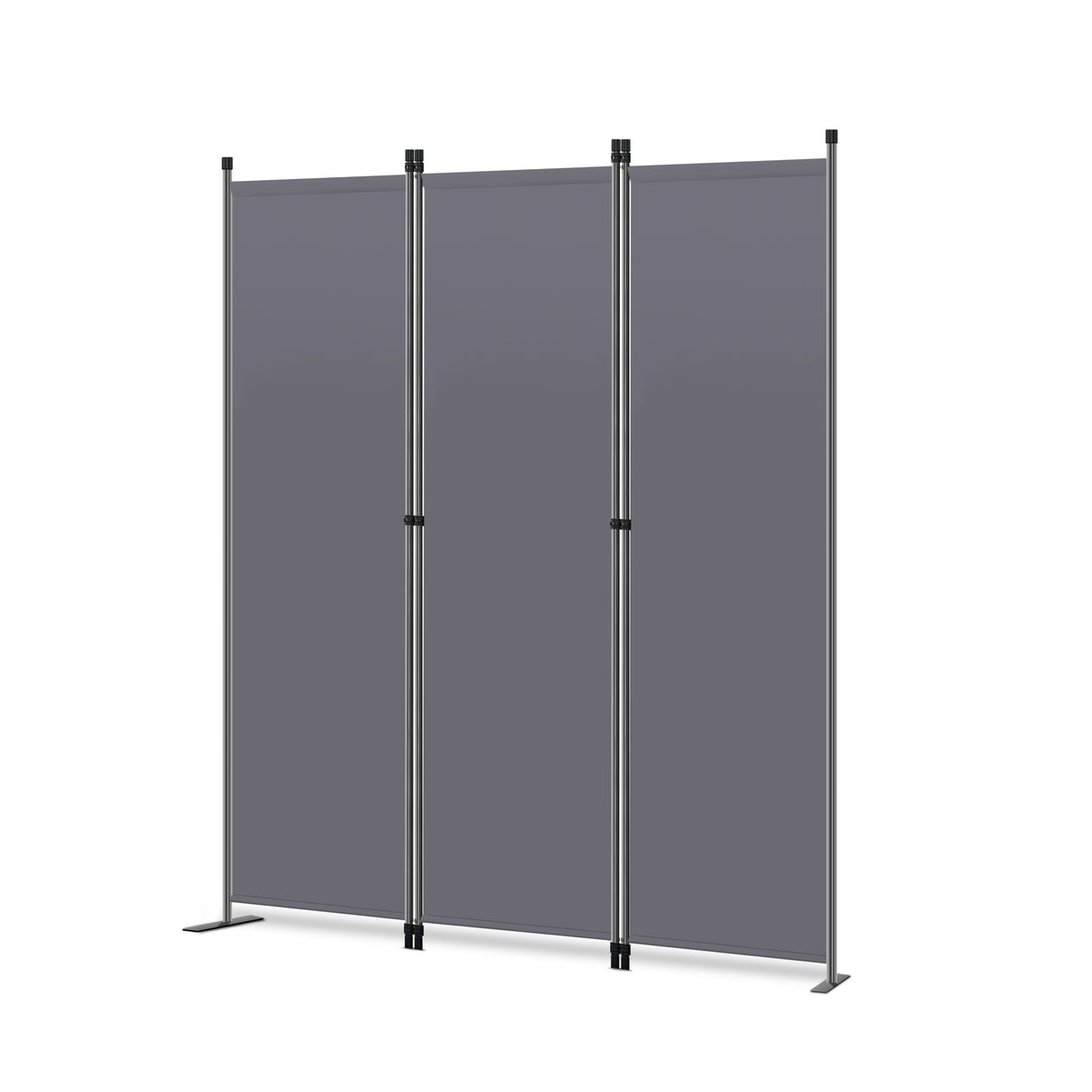 Angel Living Paravant 3tlg visual protection,valve screen space divider visual protection from steel and polyester