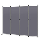 Angel Living Screen 4-part privacy screen, folding screen room divider privacy screen made of steel and polyester