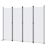 Angel Living Screen 4-part privacy screen, folding screen room divider privacy screen made of steel and polyester