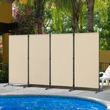 Angel Living Paravent Raumteiler Schutzwand Raumteiler für Büro Balkon Schlafzimmer Garten, 324 x 180 cm