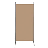 Paravent 80X180CM Raumteiler Sichtschutz aus Stahl und Polyester