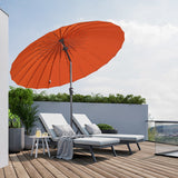 250cm Sonneschirm Sonnenschutz neigbar Rostfrei aus Aluminium, Stahl und Polyester