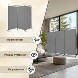 Angel Living Paravent 3 Teilig 243x184 cm, Faltbare Trennwand Spanische Wand Raumteiler, Dekorativer Paravent als Raumtrenner für Wohnzimmer Büro Balkon