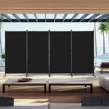 Angel Living Paravent Raumteiler Schutzwand Raumteiler für Büro Balkon Schlafzimmer Garten, 324 x 180 cm