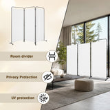 Angel Living Paravent 3 Teilig 243x184 cm, Faltbare Trennwand Spanische Wand Raumteiler, Dekorativer Paravent als Raumtrenner für Wohnzimmer Büro Balkon