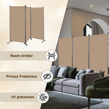 Angel Living Paravent Raumteiler 3 Teilig 243x180 cm, Faltbare Trennwand Spanische Wand, Dekorativer Paravent als Raumtrenner für Wohnzimmer Büro Balkon
