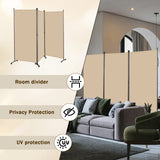 Angel Living Paravent Raumteiler 3 Teilig 243x180 cm, Faltbare Trennwand Spanische Wand, Dekorativer Paravent als Raumtrenner für Wohnzimmer Büro Balkon