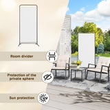 Angel Living 1-teiliger faltbarer Raum-Teiler, freistehender Privatsphäre-Schirm für Büros, Balkon, Schlafzimmer, Garten im Freien, 81cm x 180cm