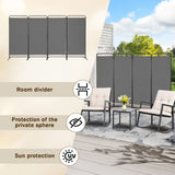 Angel Living Paravent 4 Teilig Klappbar Raumteiler für Büros, Balkon,Schlafzimmer,Außengarten, 324cm x 180cm