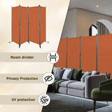 Angel Living Paravent Raumteiler 4 Teilig 324x180 cm, Faltbare Trennwand Spanische Wand, Dekorativer Paravent als Raumtrenner für Wohnzimmer Büro Balkon