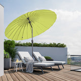 250cm Sonneschirm Sonnenschutz neigbar Rostfrei aus Aluminium, Stahl und Polyester