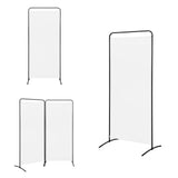 Angel Living Paravent 1 Teilig Klappbar Raumteiler Freistehend Sichtschutzwand Raumteiler Stellwand Trennwand Sichtschutz für Büros, Balkon,Schlafzimmer,Außengarten 81 x 185cm