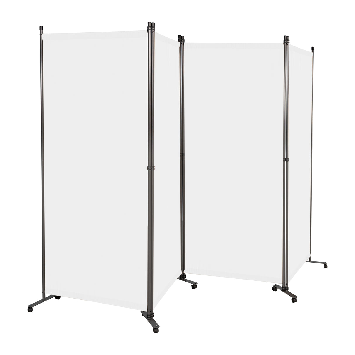 Angel Living Paravent Raumteiler 4 Teilig 324x180 cm, Faltbare Trennwand Spanische Wand, Dekorativer Paravent als Raumtrenner für Wohnzimmer Büro Balkon